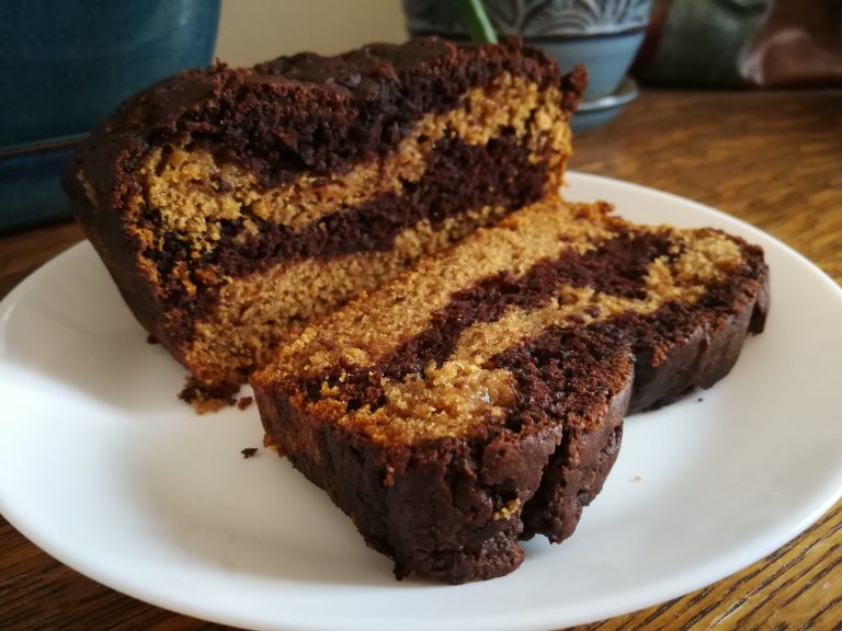 Gâteau marbré chocolat vanille Gâteau marbré chocolat vanille