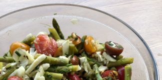Salade d'asperges et de fenouil