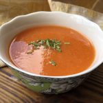 Soupe aux carottes et aux tomates