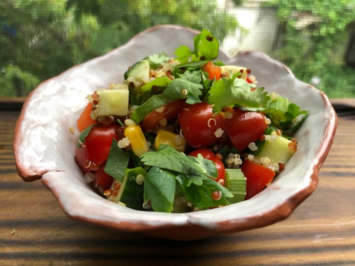 Salade de quinoa multicolore