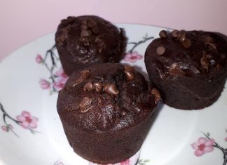 Muffins banane - double chocolat