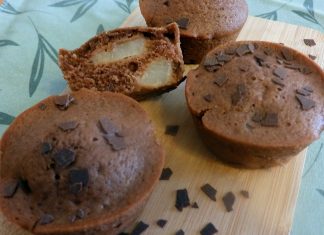 Muffins chocolat-poire