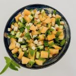 Salade de melon et de concombre à la menthe