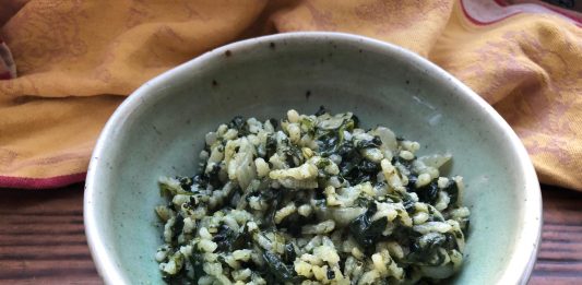 Risotto aux épinards